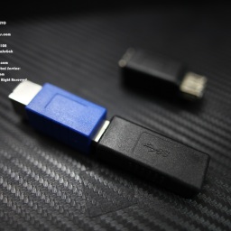 USB A メス→USB B メス for ifi microiDSD